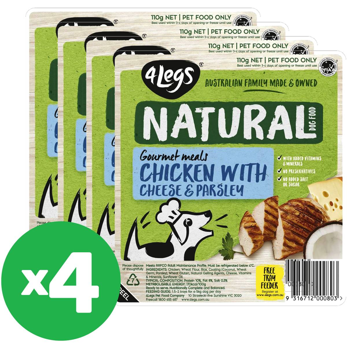 4legs natural dog food
