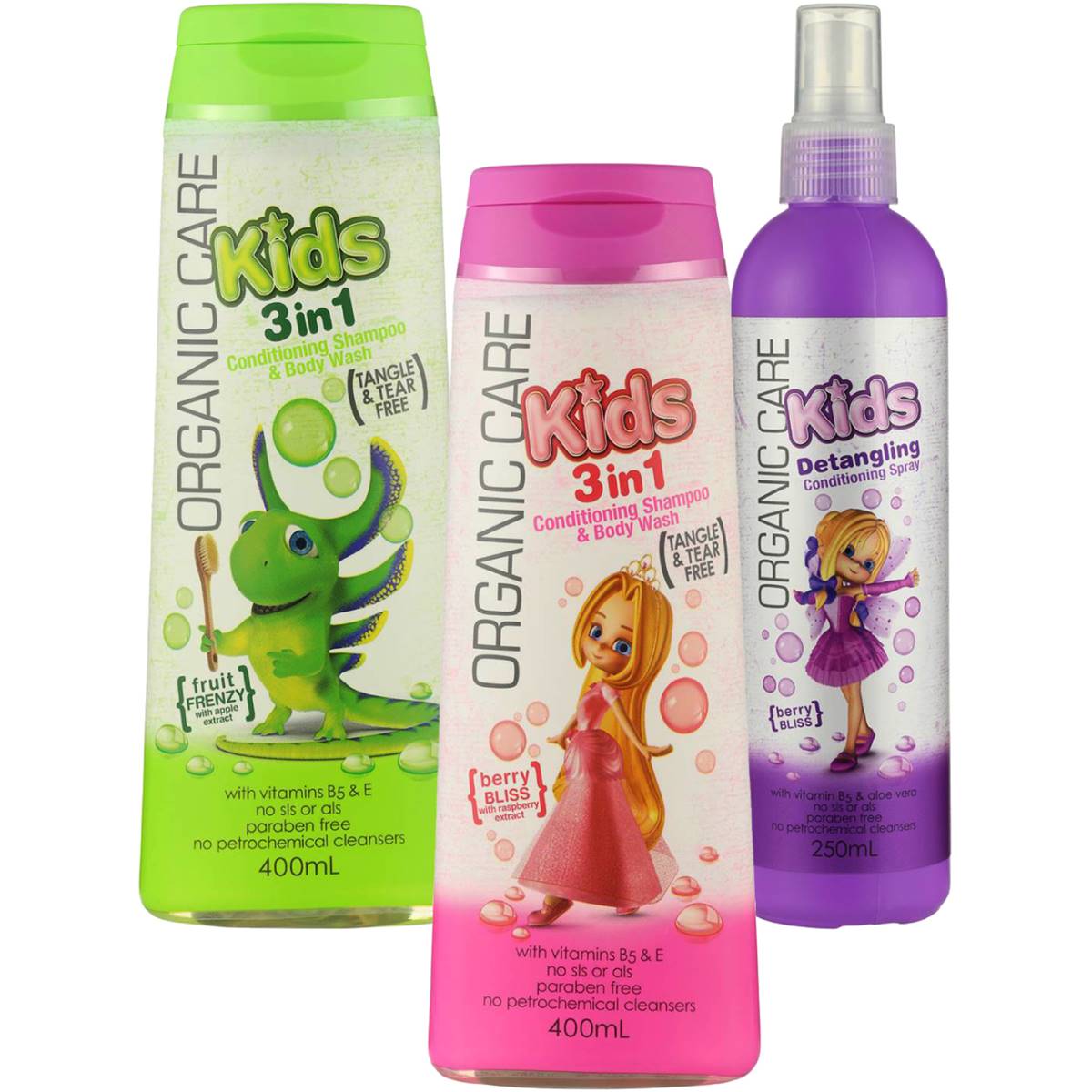 Shower Time Is Fun Time Organic Care Kids Bundle Woolworths