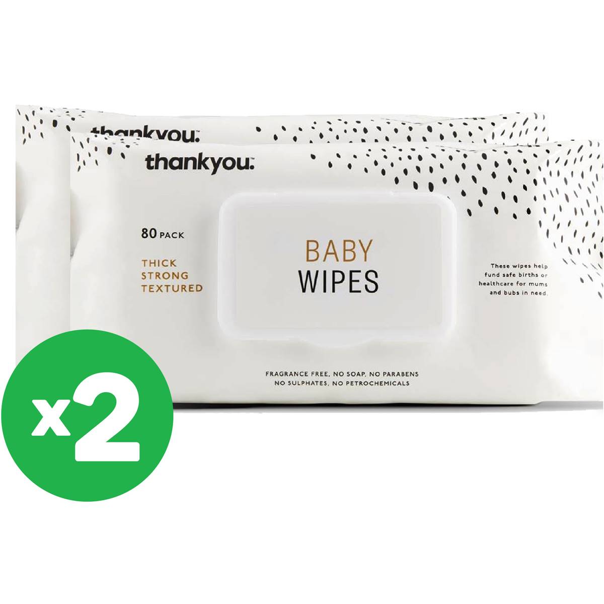thank you baby wipes
