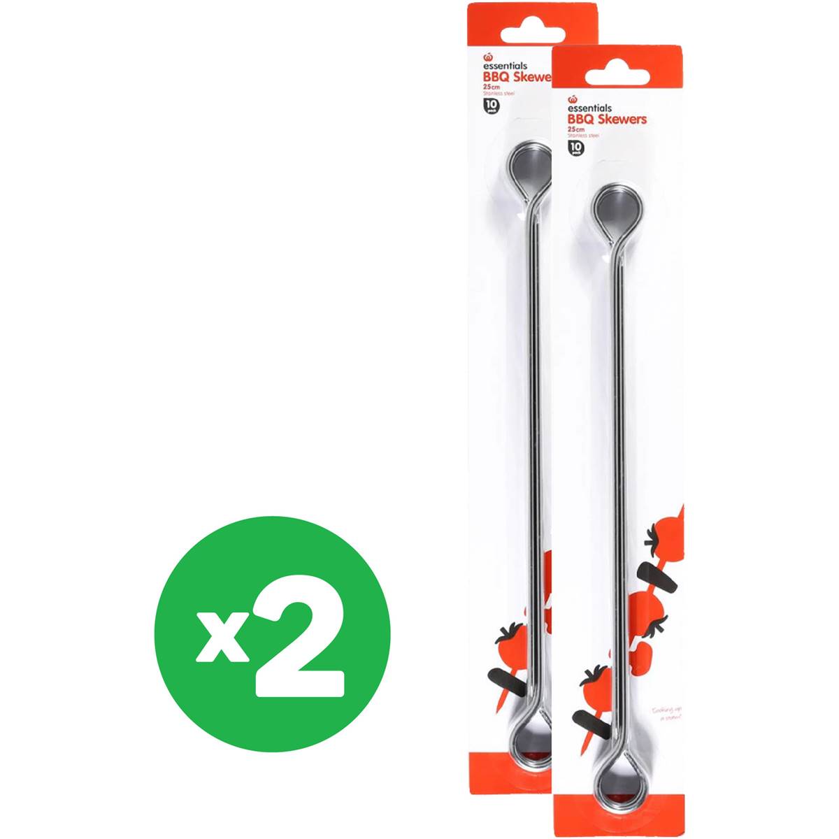 Inspire Metal Skewers 10 Pack X 2 Bundle