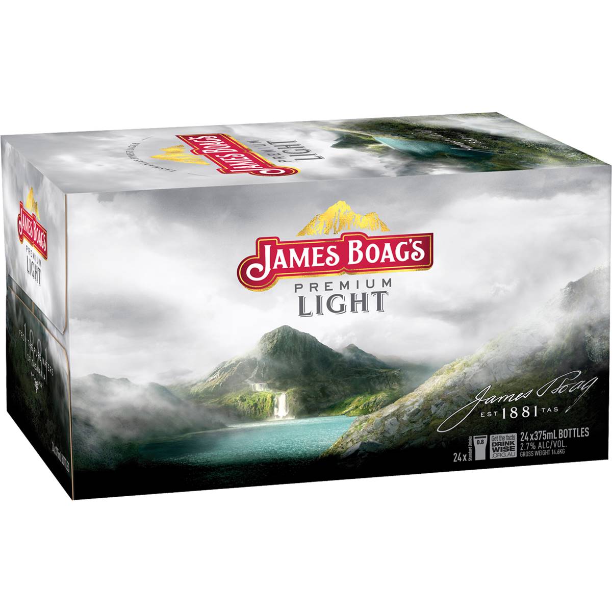 Calories in James Boag's Premium Light Lager Stubbies