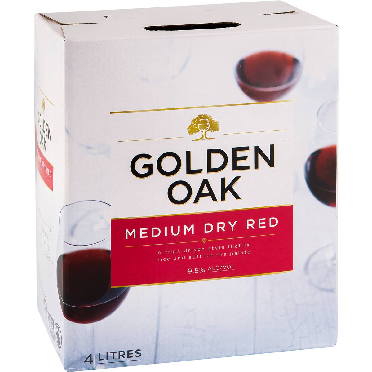 Calories in Golden Oak Cask Wine Medium Dry Red calcount