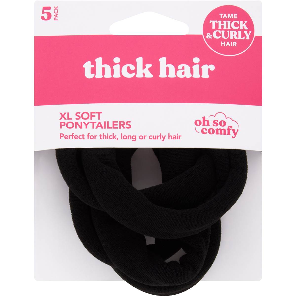 Thick Hair Soft Ponytailers XL
