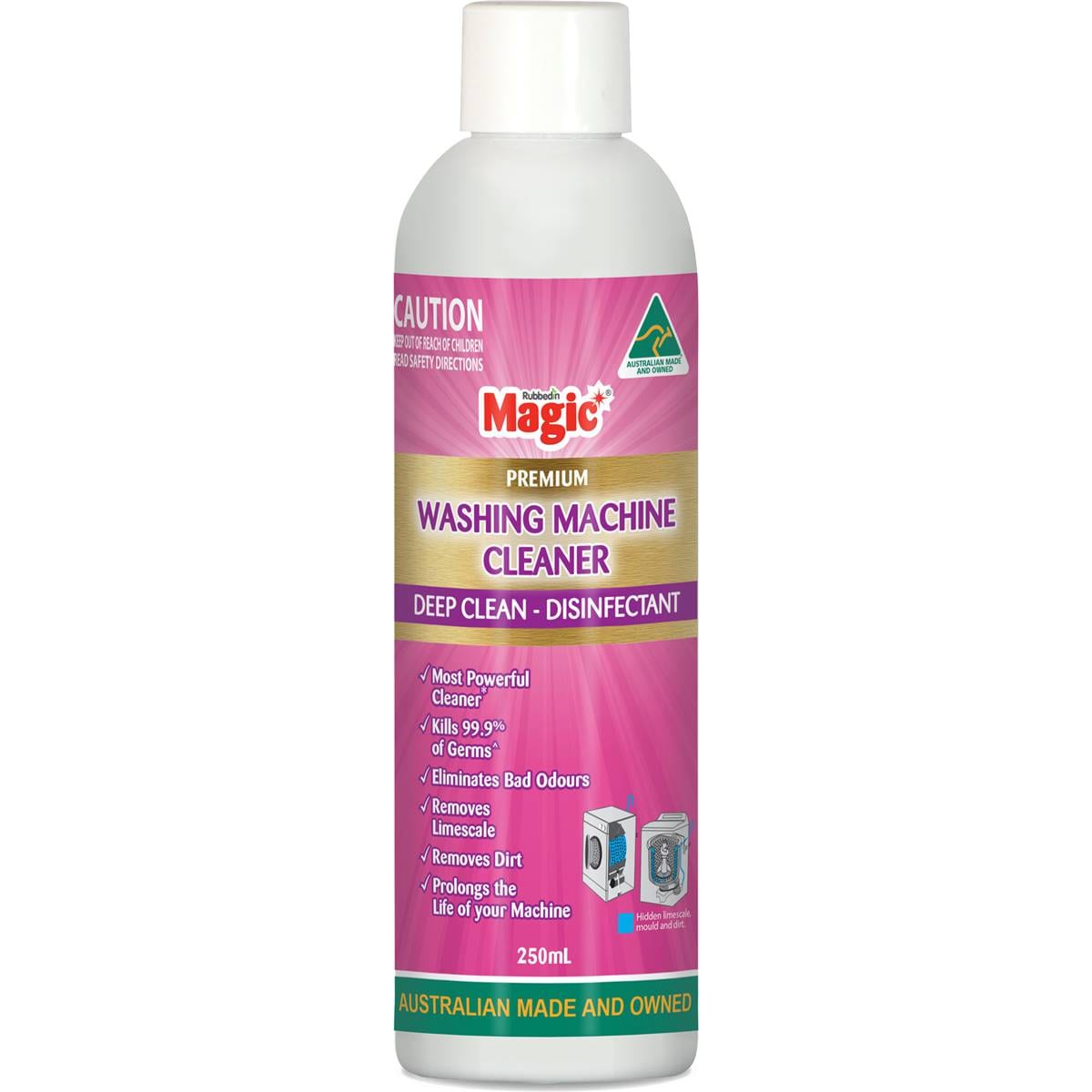 Magic Washing Machine Cleaner Disinfectant 250mL – Woolworths