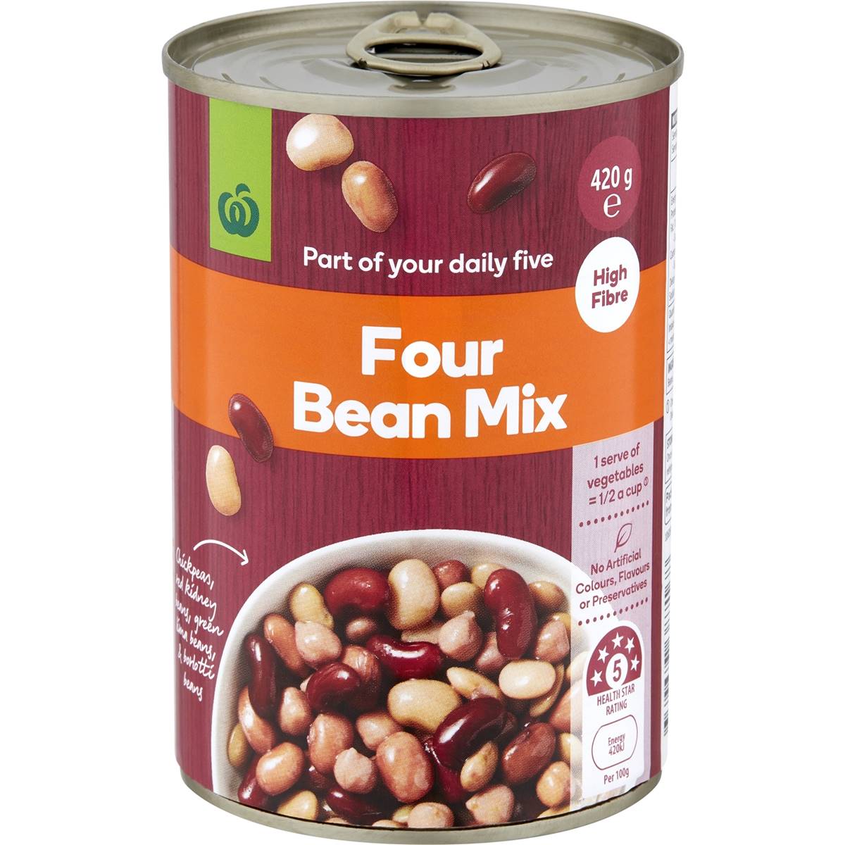 Woolworths Four Bean Mix