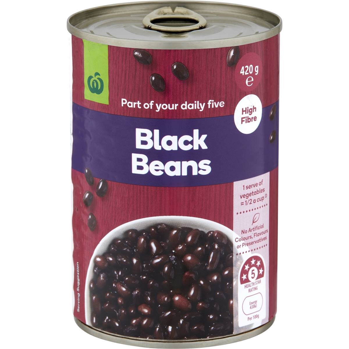 Woolworths Black Beans