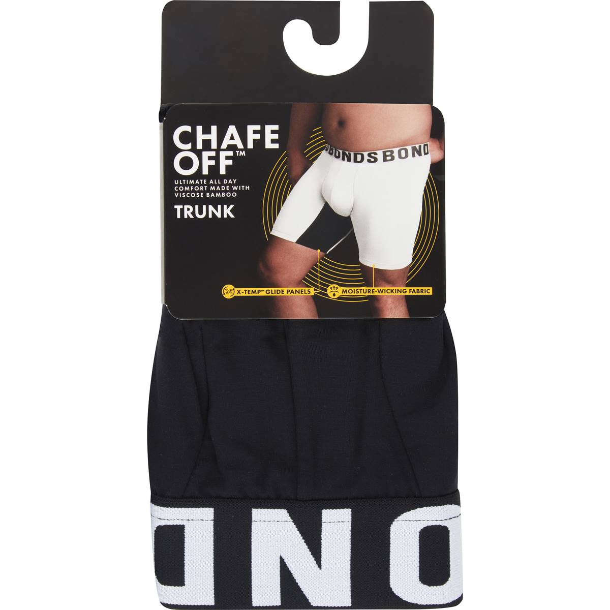 Bonds Mens Chafe Off Trunks Size Large Assorted each