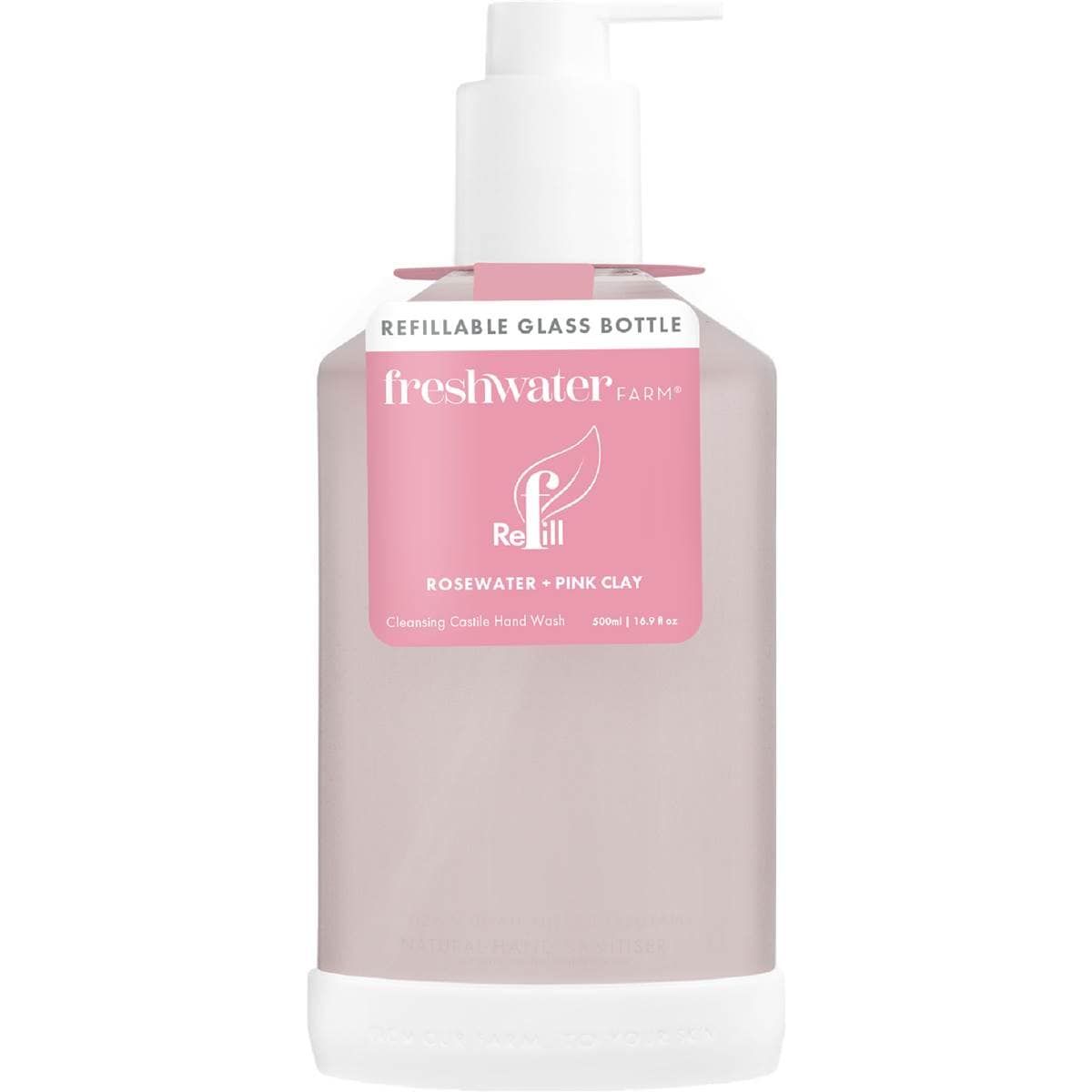 Freshwater Farm Australia Roswater & Pink Clay Hand Wash 500mL