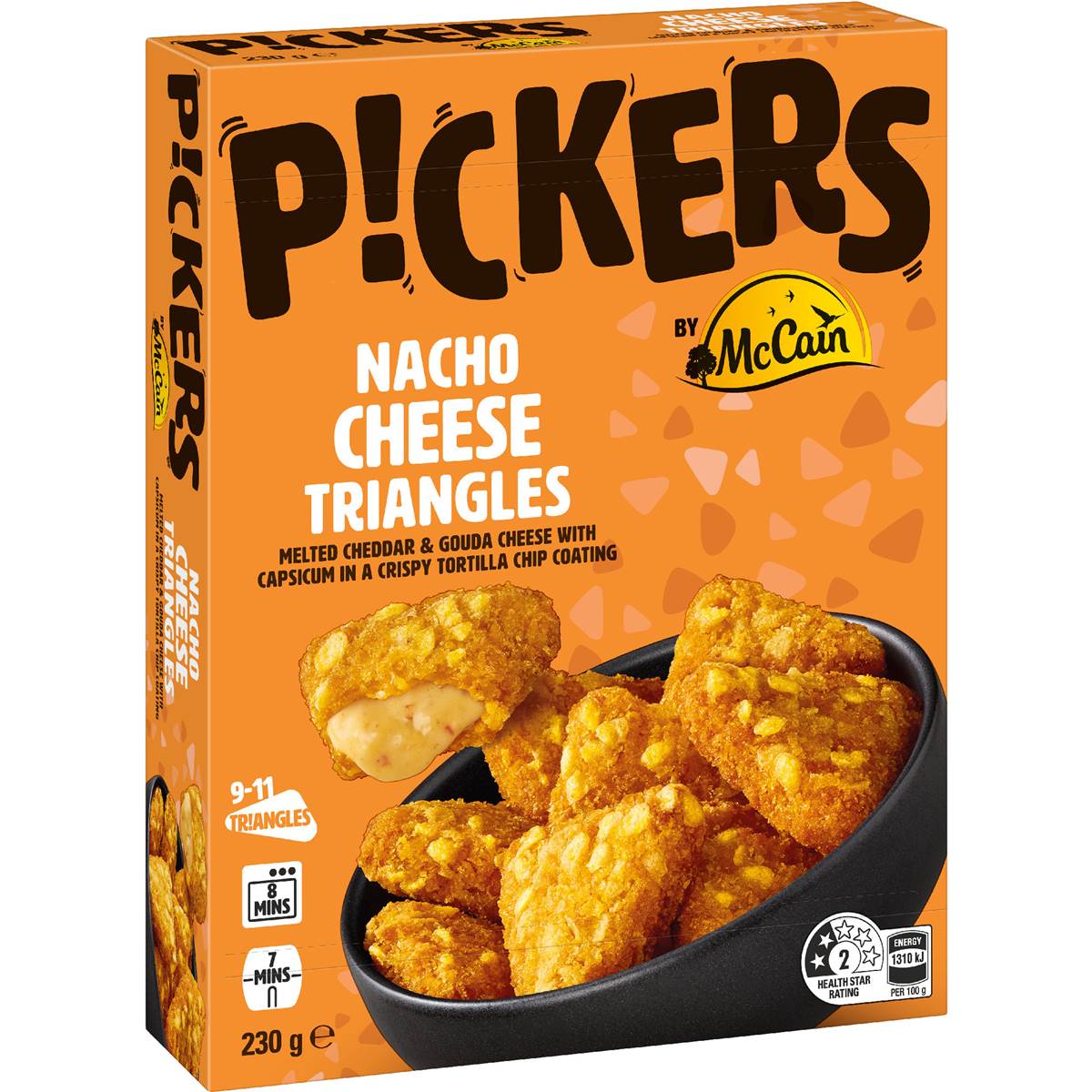 McCain Pickers Nacho Cheese Triangles 230g