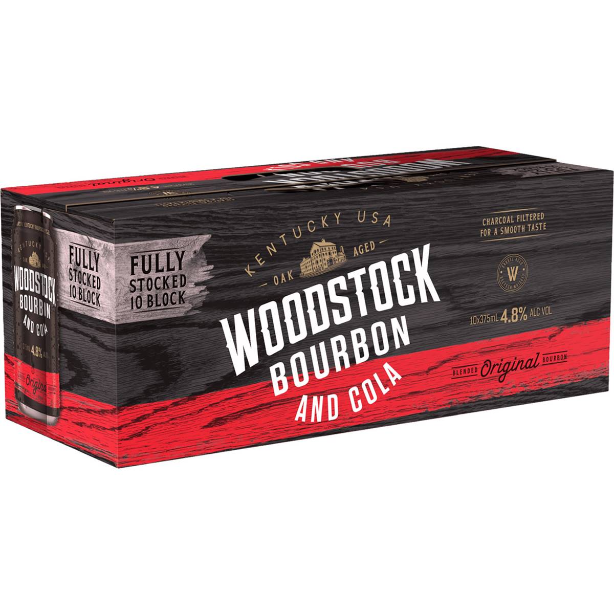 Calories in Woodstock Bourbon & Cola 4.8% Cans