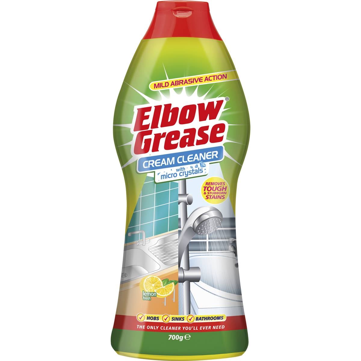 Elbow Grease Cream Cleaner With Micro Crystals Lemon Fresh