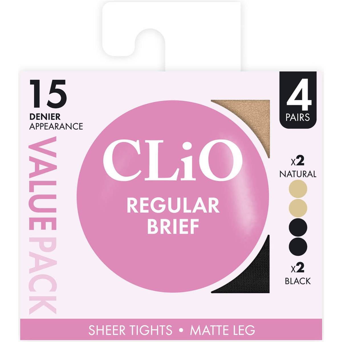 Clio Regular Brief Sheer Tights T/XT Value