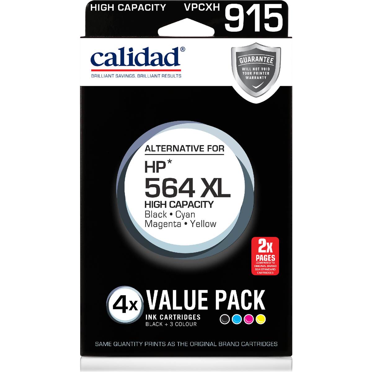 Calidad HP 564 XL Black 4 pack