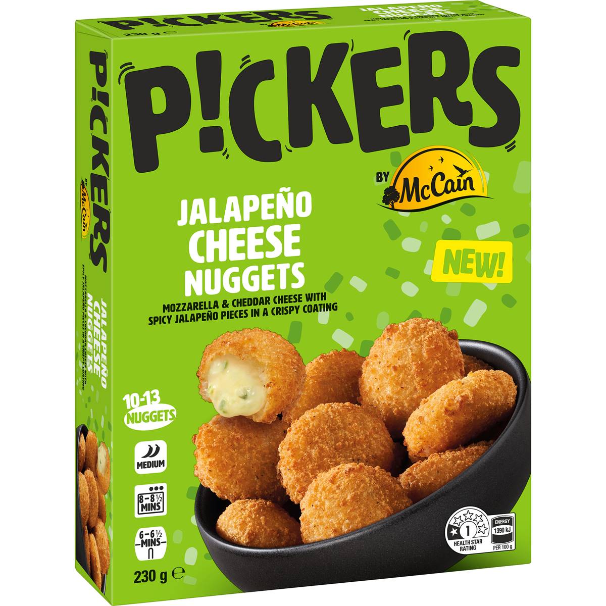 McCain Pickers Jalapeno Cheese Nuggets 230g