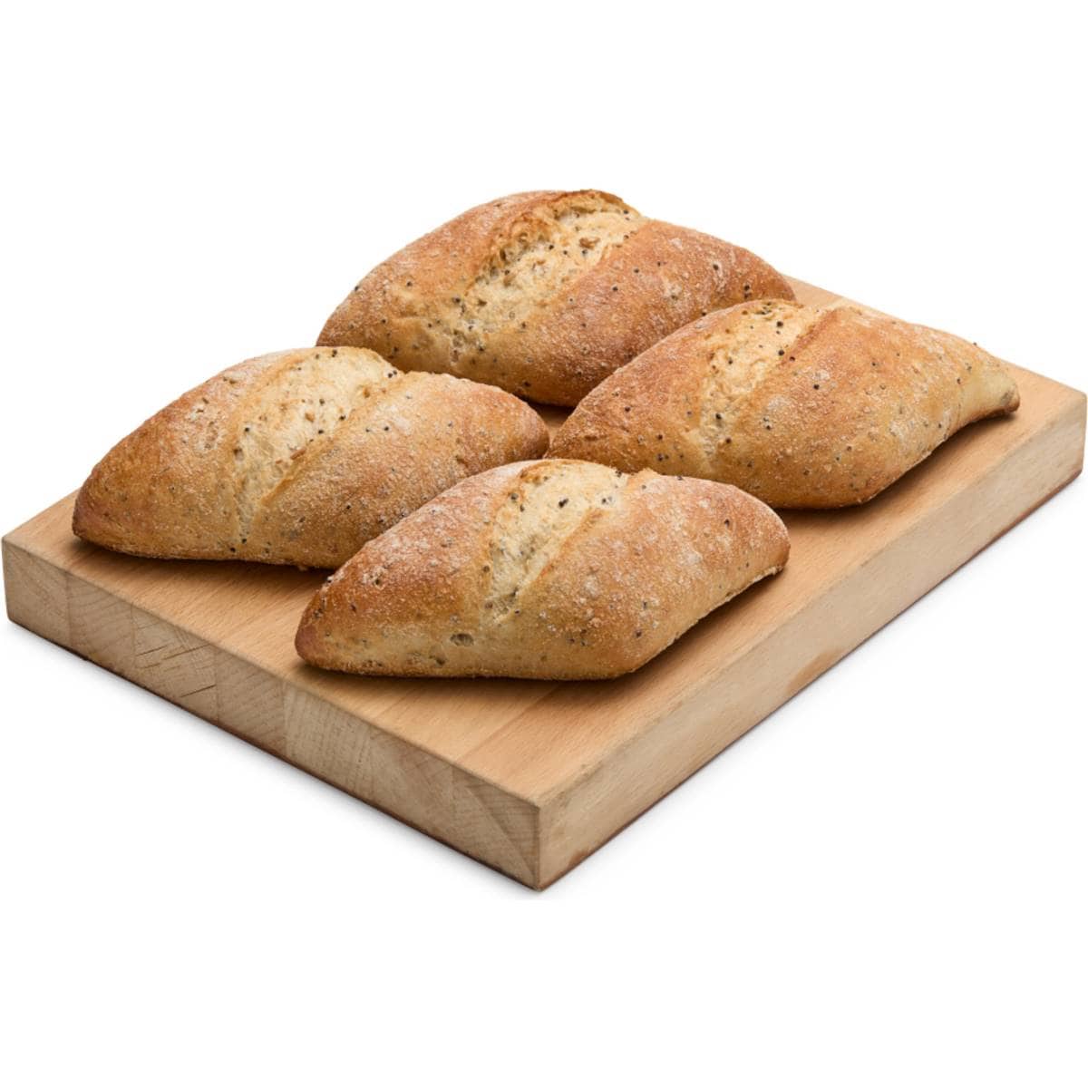 Woolworths Seeded Diamond Ciabatta Rolls