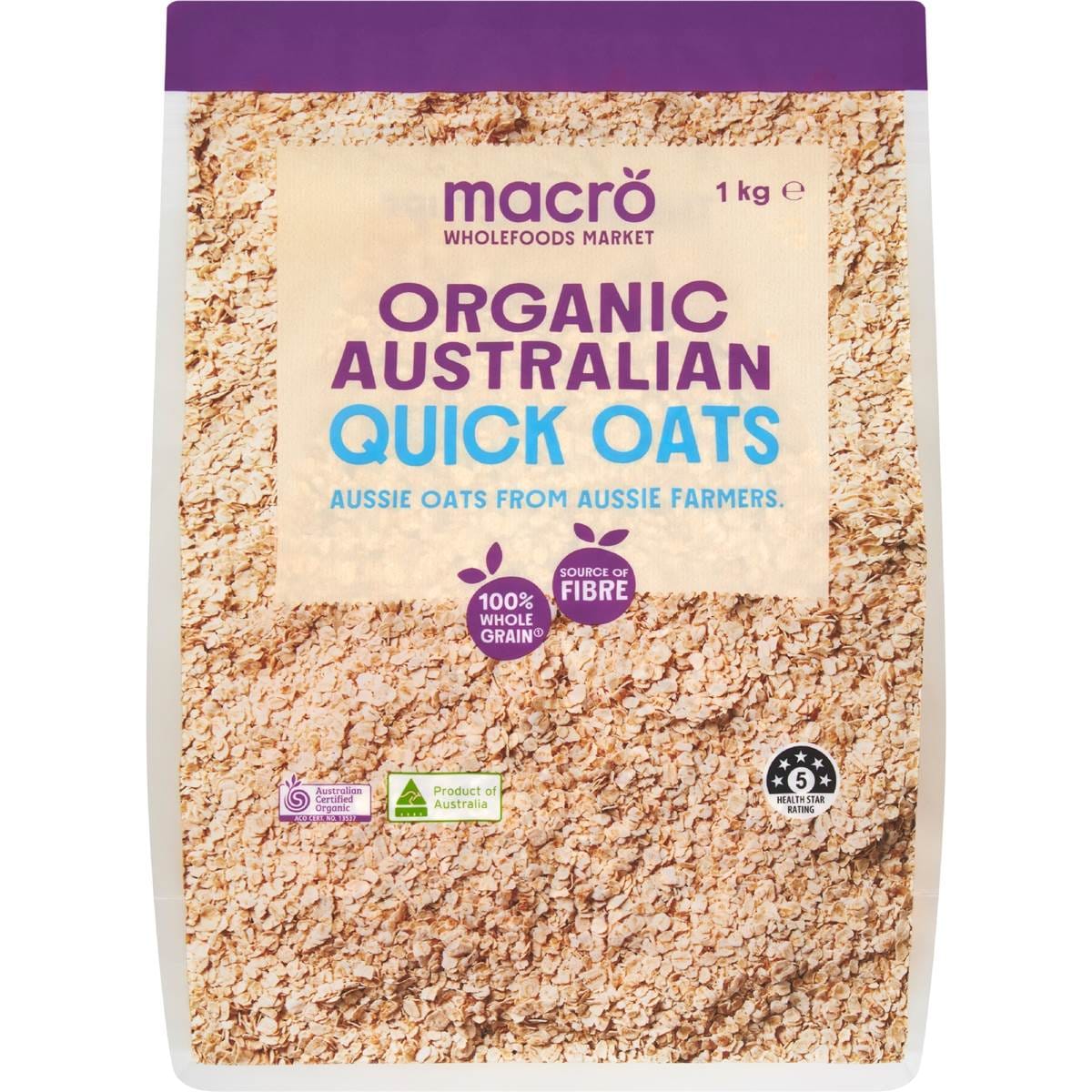 Macro Organic Australian Quick Oats