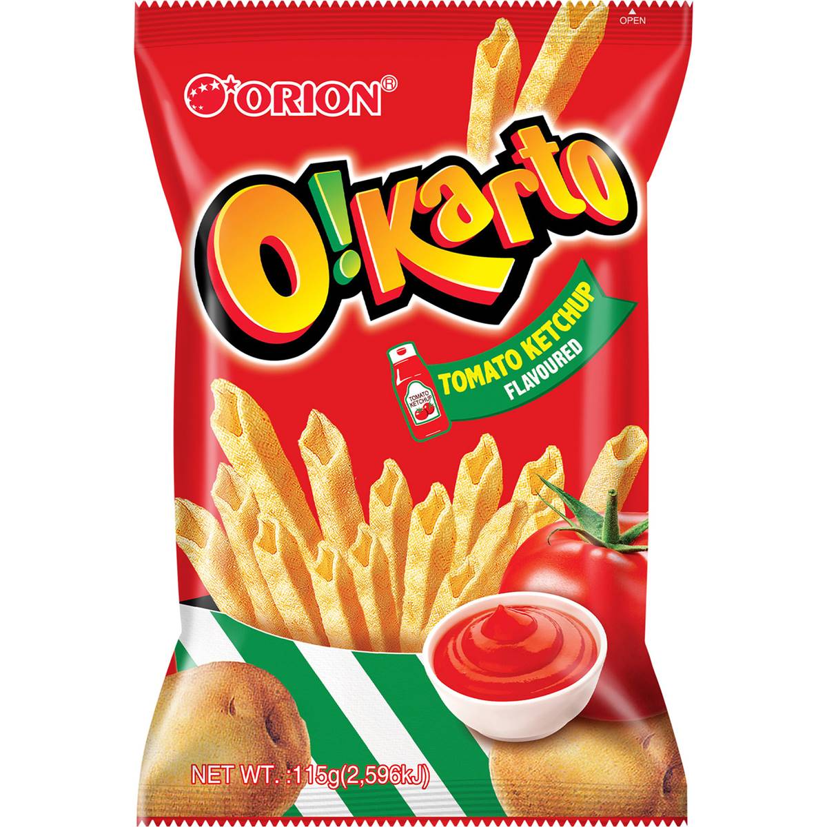 Orion Okarto Chip Tomato Ketchup Flavour