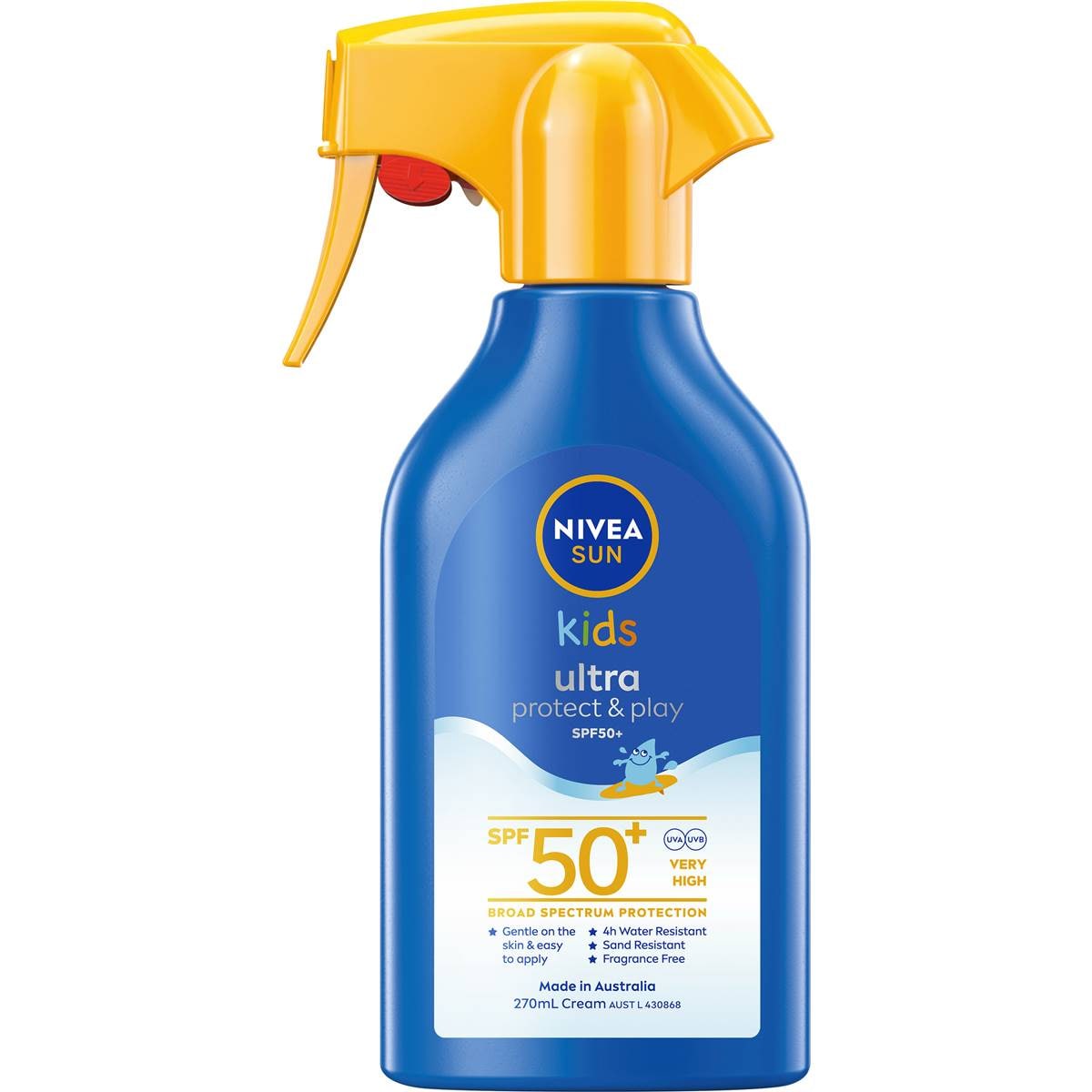 Nivea Sun Kids Ultra Protect & Play SPF50+ Sunscreen Spray 270mL
