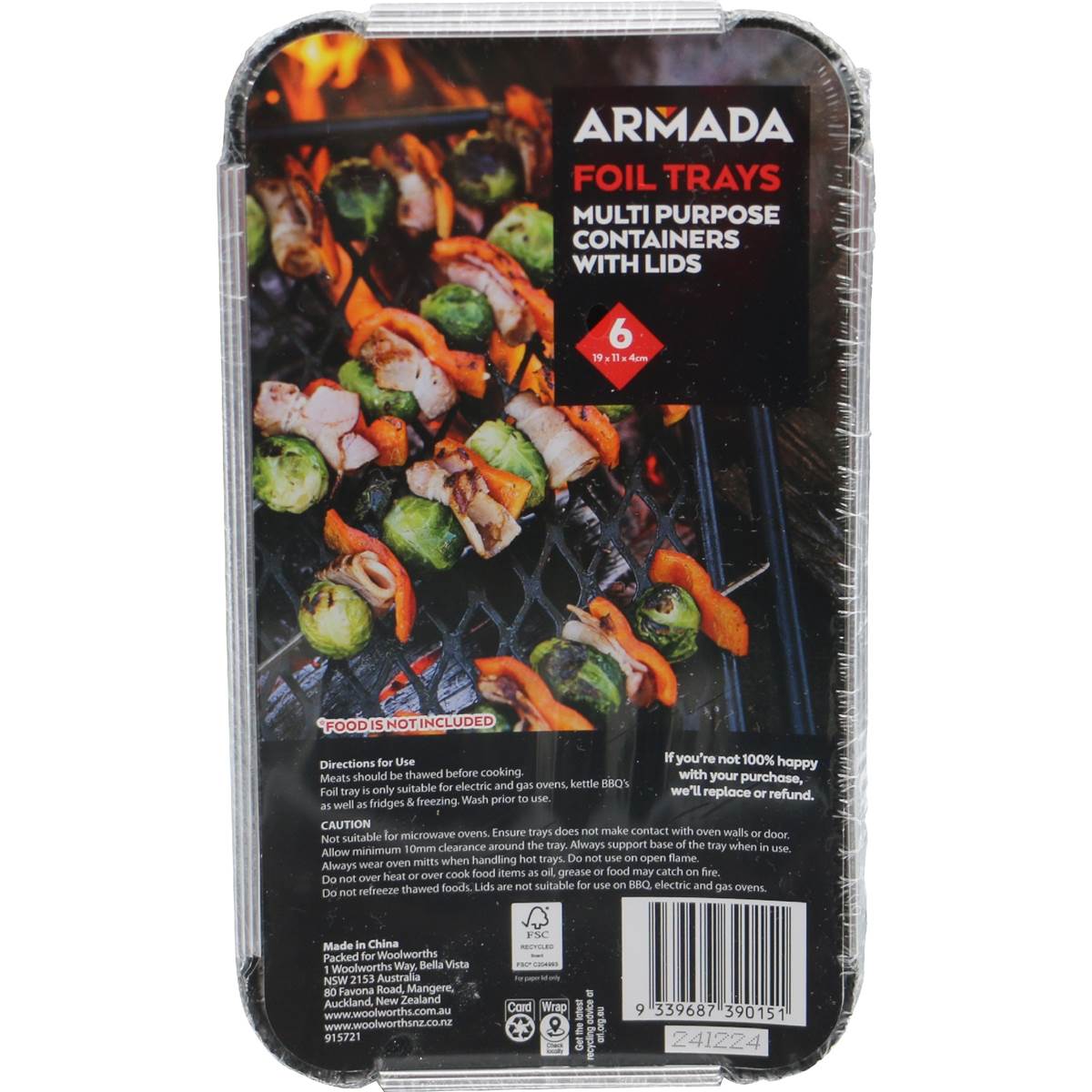 Armada Foil Trays Containers With Lids
