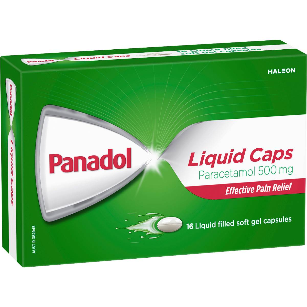 Panadol Liquid Capsules With Paracetamol 500mg