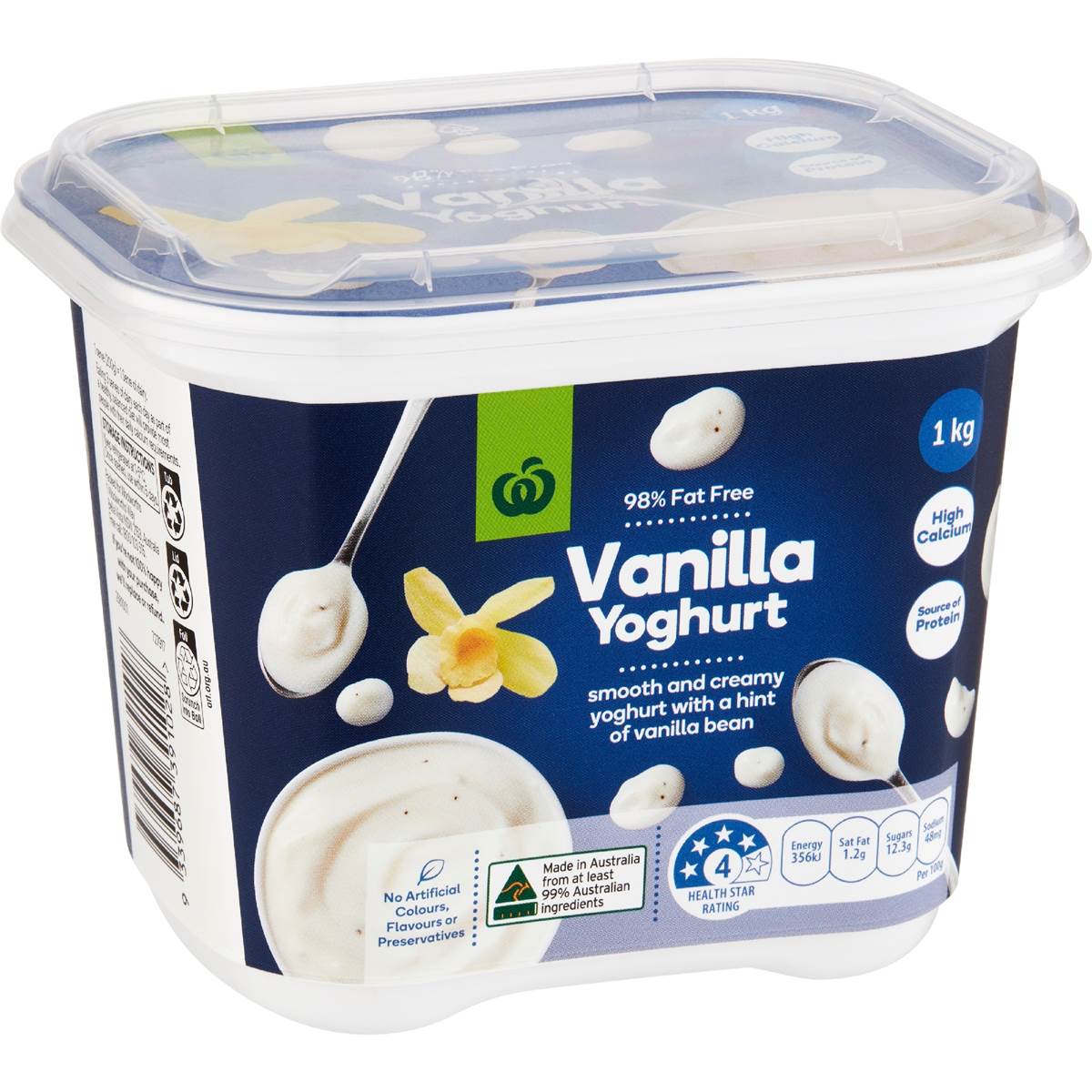 Woolworths Vanilla Yoghurt