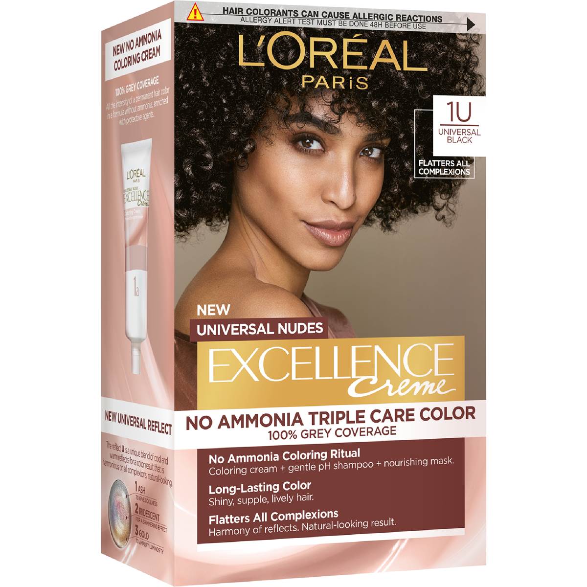 L'Oreal Paris Paris Excellence Creme Nudes 1U Universal Black each