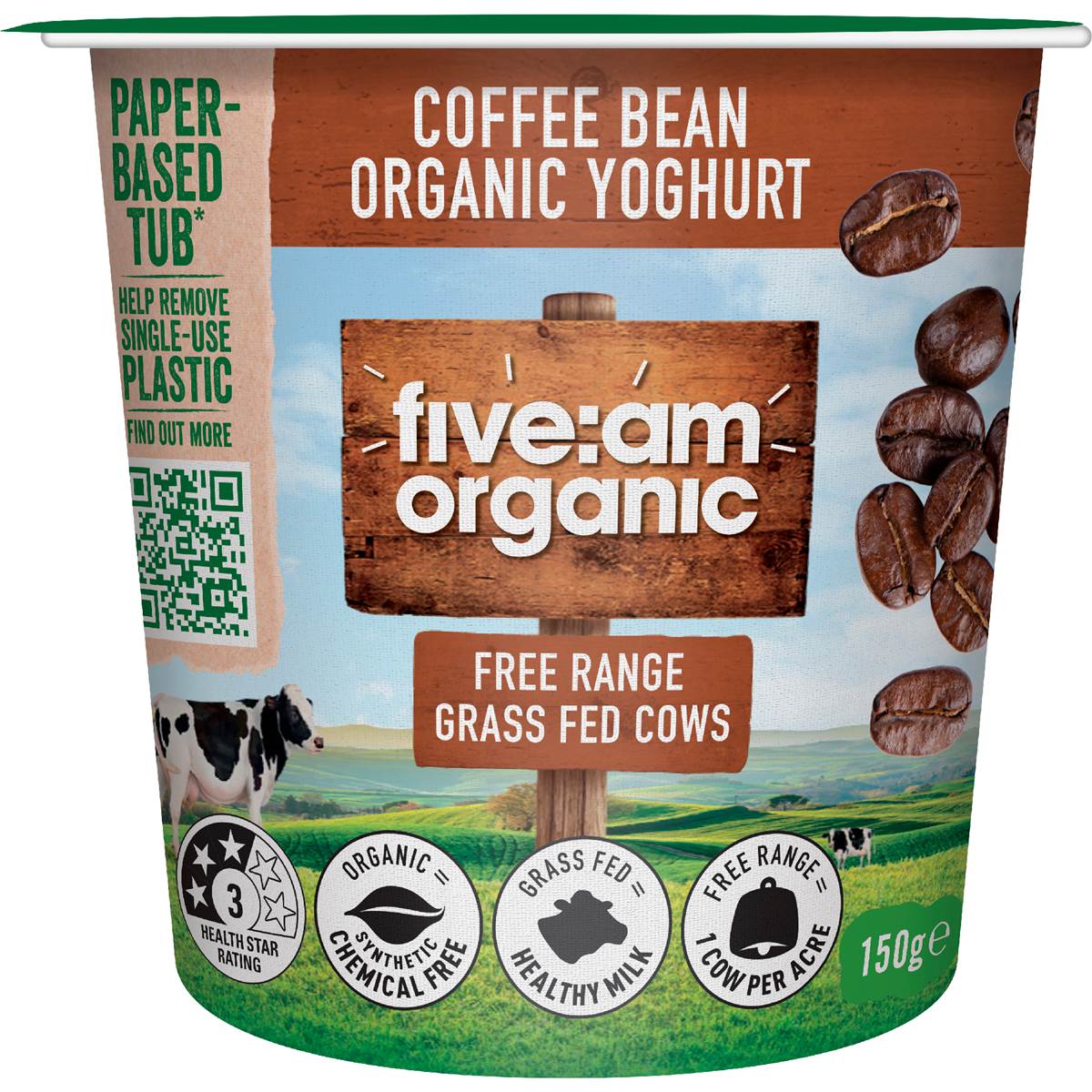 Five:Am Organic Yoghurt Coffee Bean