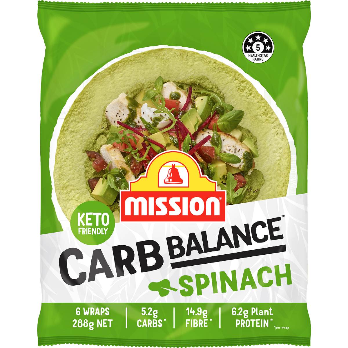 Mission Carb Balance Spinach Wraps