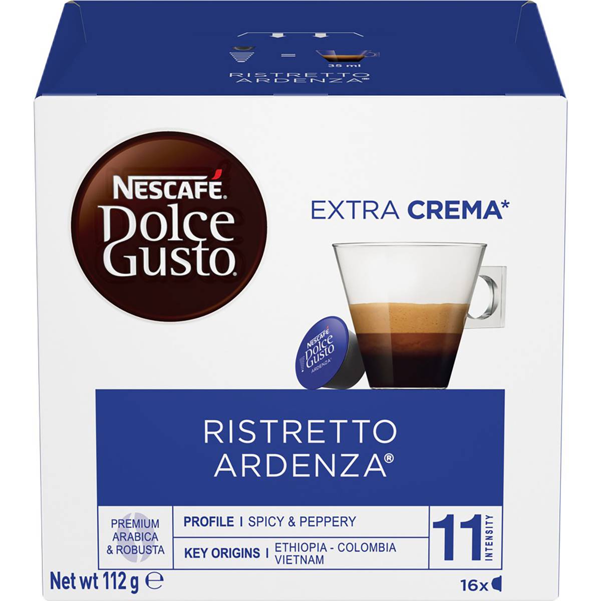 Nescafe Dolce Gusto Coffee Capsules Ristretto Ardenza