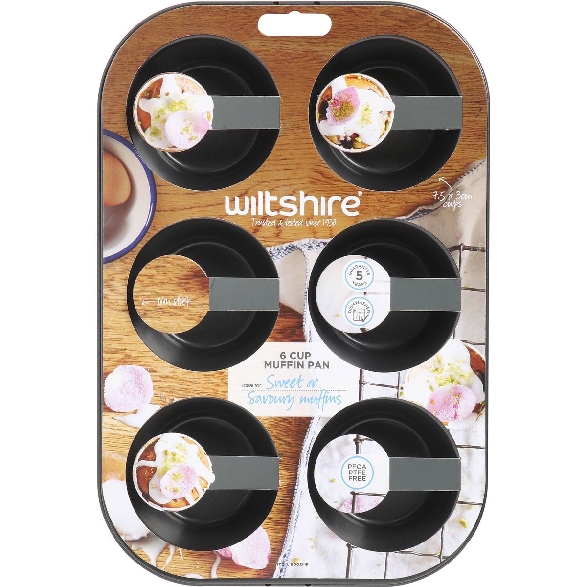 Wiltshire Muffin Pan 6 Cup each Woolworths