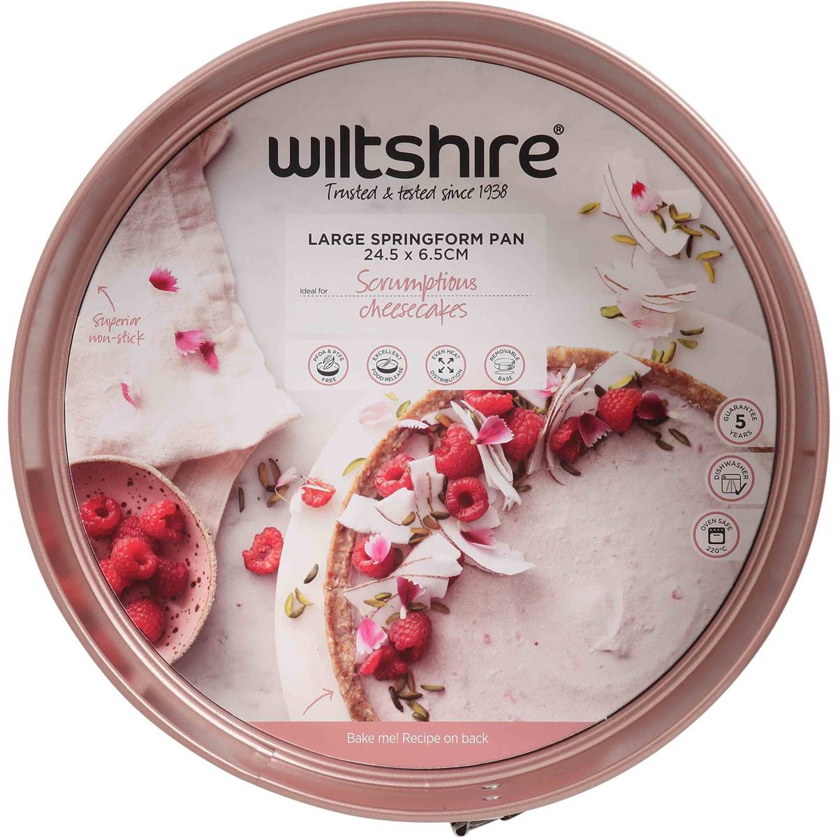 Wiltshire Rose Gold Spring Form Pan Large