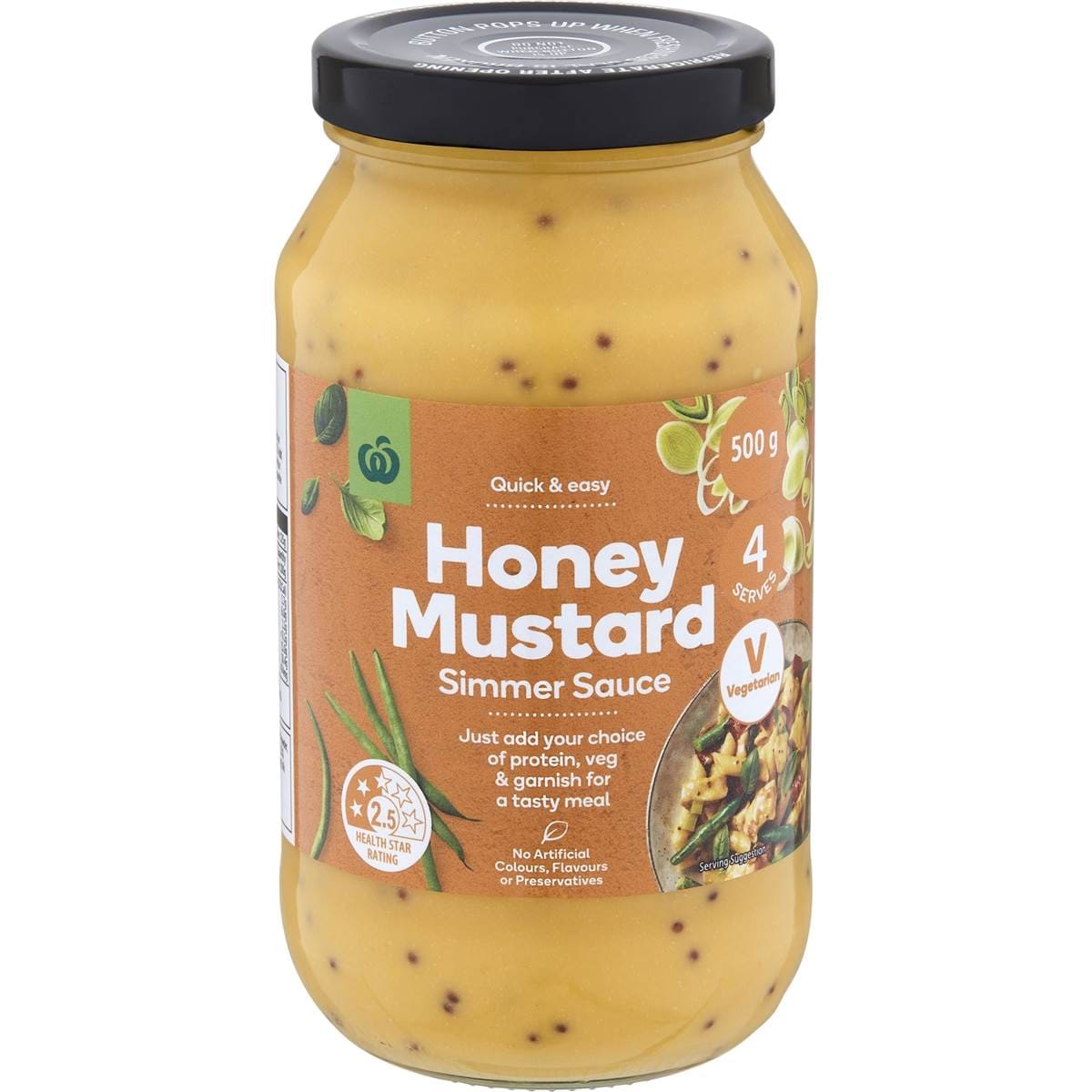 Woolworths Honey Mustard Simmer Sauce