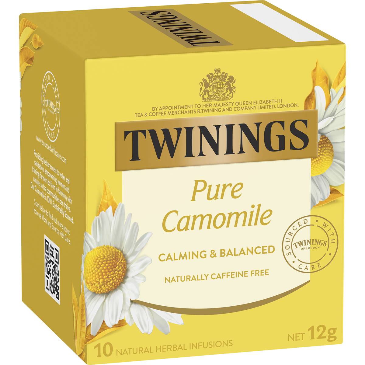 Calories in Twinings Pure Camomile Tea Bags Bags
