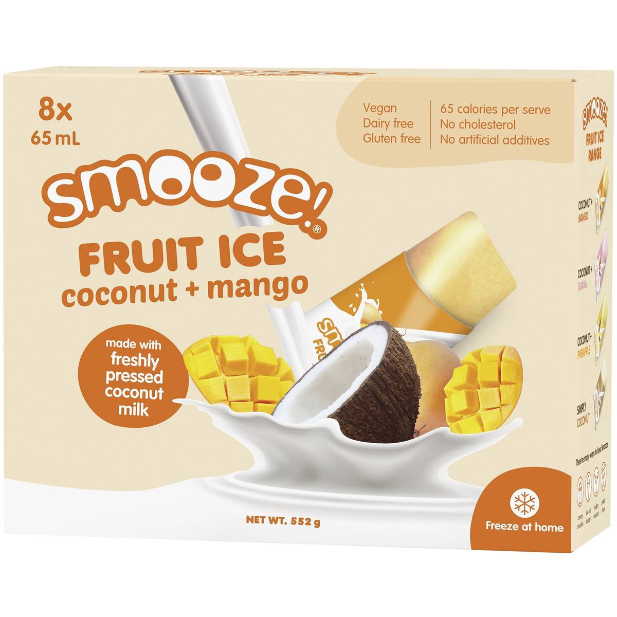 Calories in Smooze Mango & Coconut