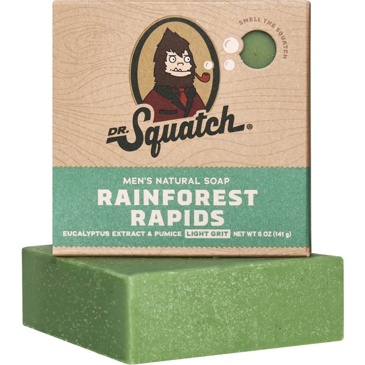 Dr Squatch Rainforest Rapids Men's Natural Bar Soap