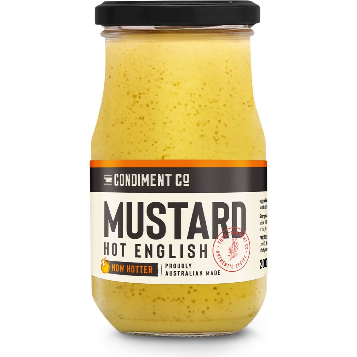 Your Condiment Co Hot English Mustard