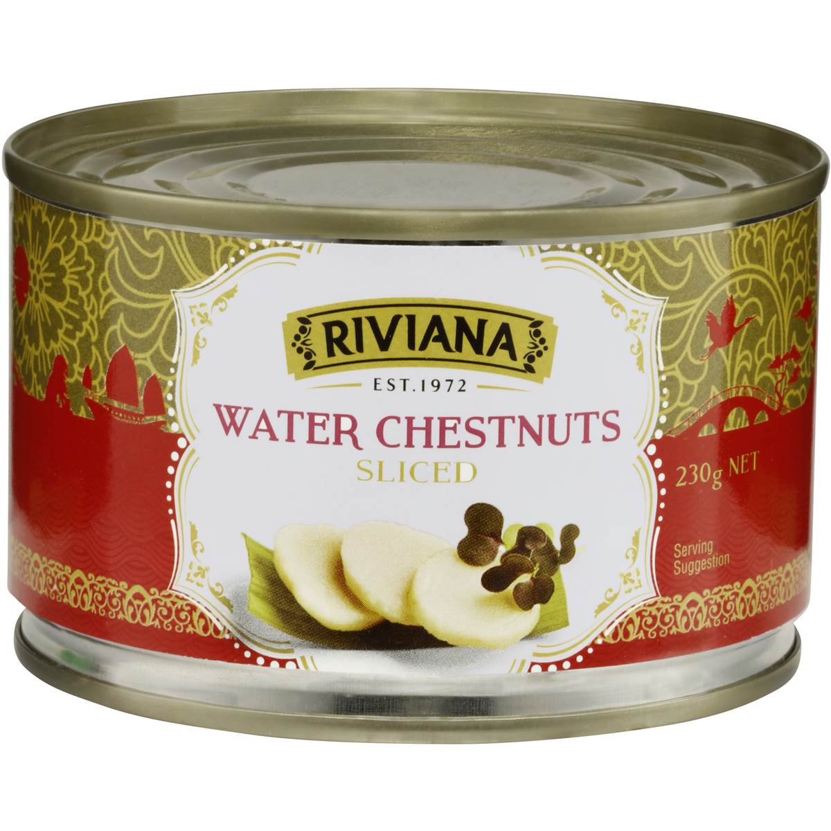 Calories in Riviana Sliced Water Chestnuts calcount