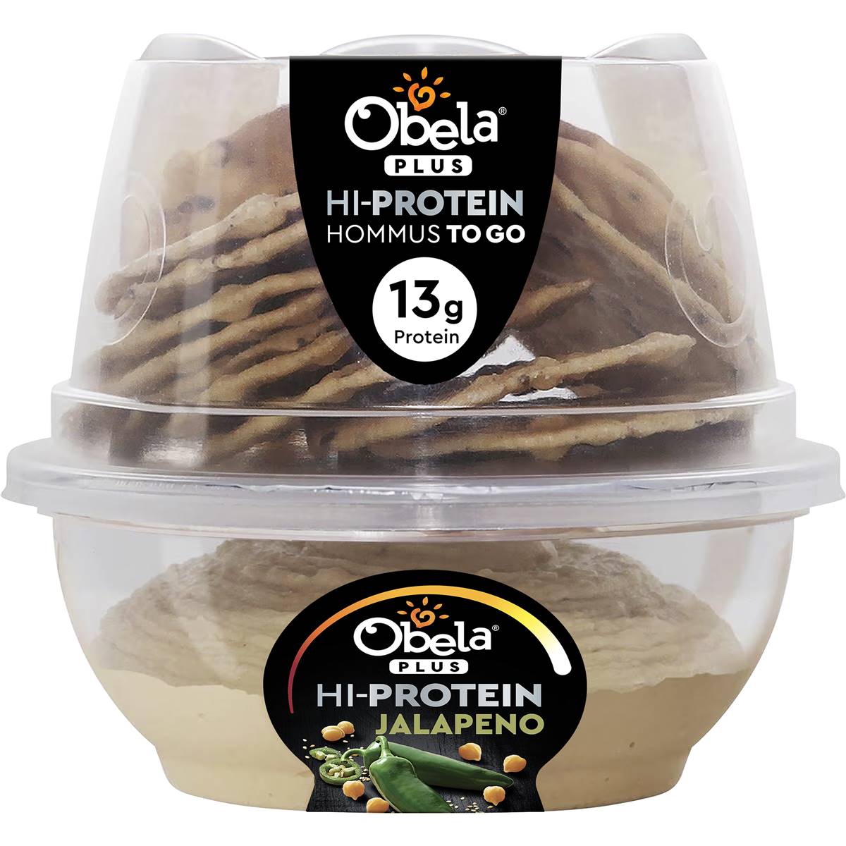 Obela Hi-Protein To Go Jalapeno Hommus