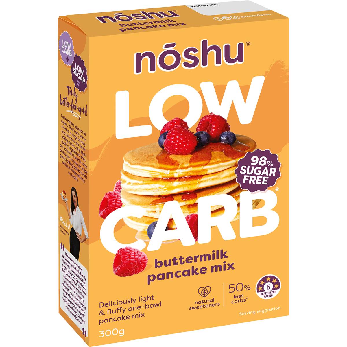 Noshu Low Carb Pancake Mix Buttermilk