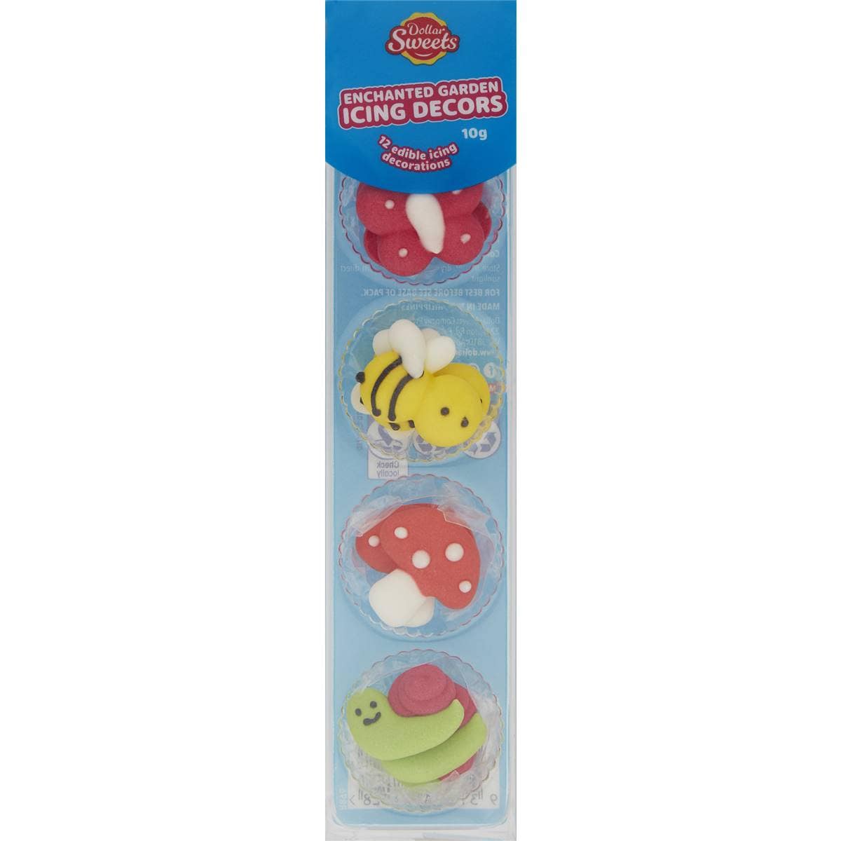 Dollar Sweets Enchanted Garden 12 Icing Decors