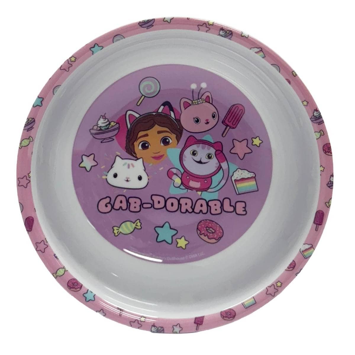 Zak Designs Melamine Bowl Gabby's Dollhouse