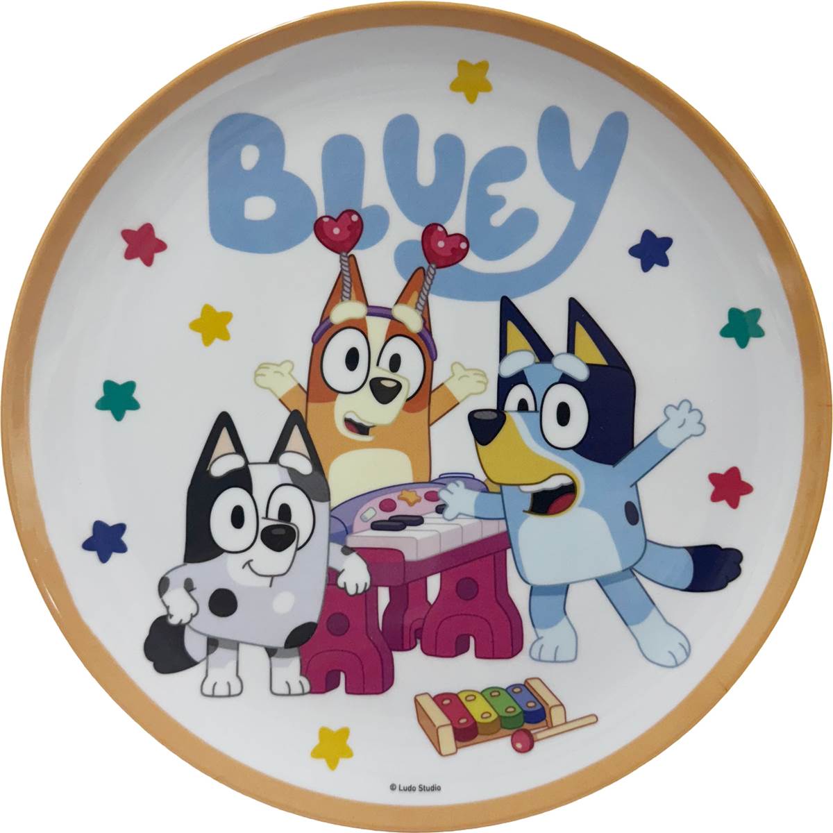 Zak Designs Melamine Plate Bluey