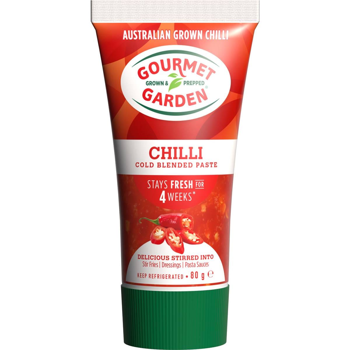 Calories in Gourmet Garden Paste Chilli Mild Calorie Counter Australia