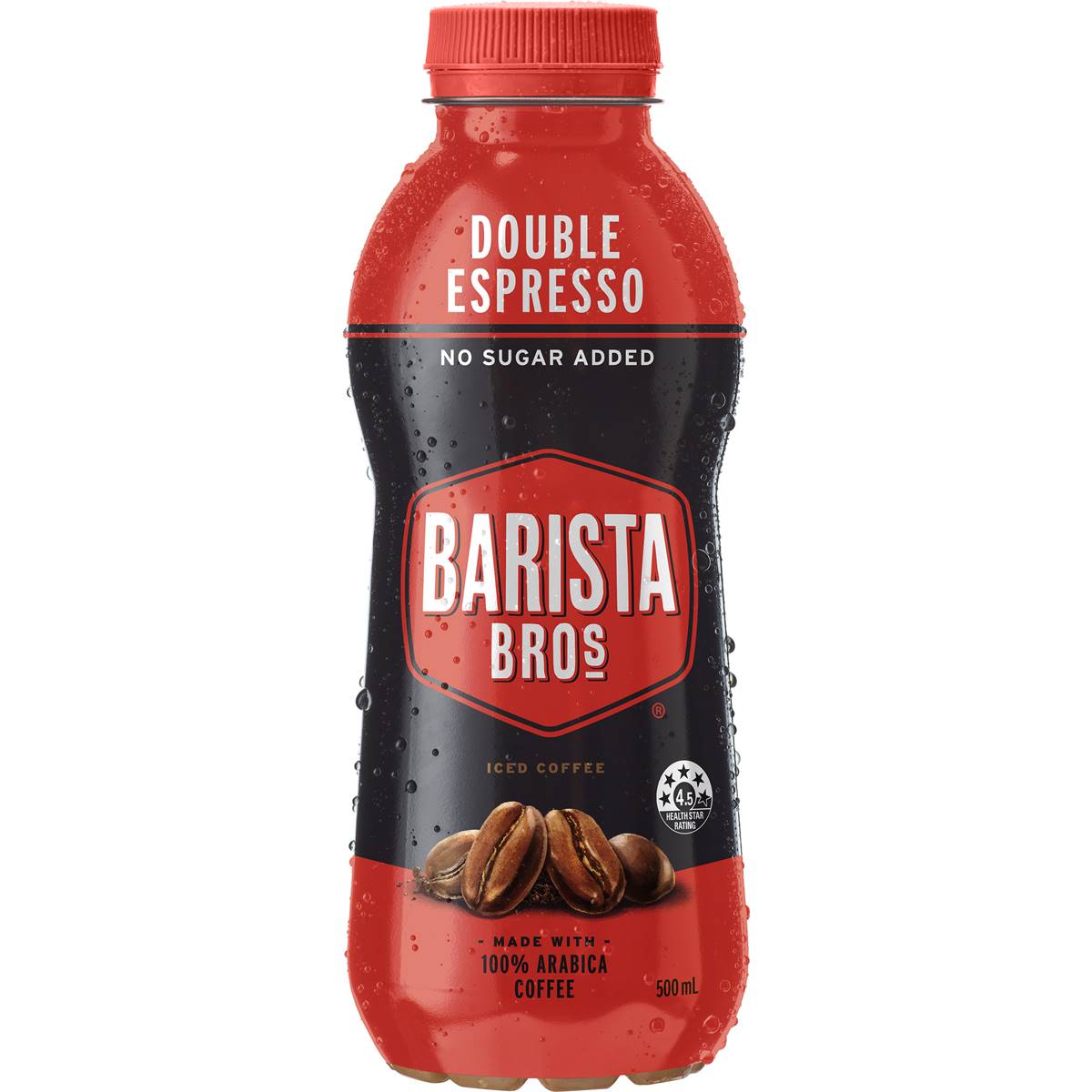 Calories in Barista Bros Double Espresso No Added Sugar Flavoured Milk Bottle