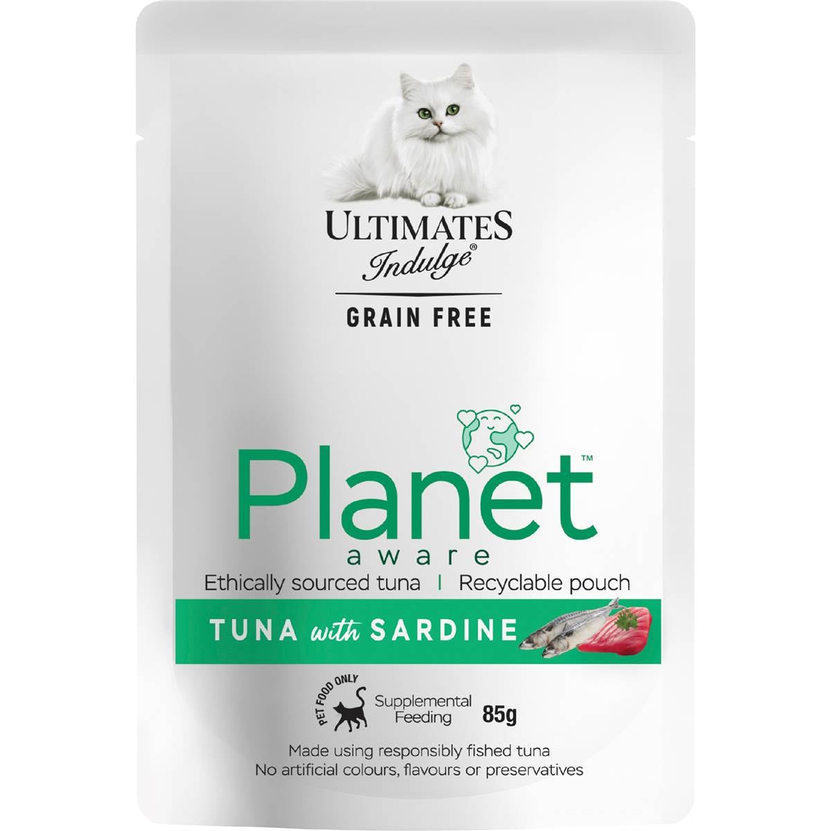 Ultimates Indulge Planet Aware Tuna With Sardine Wet Cat Food