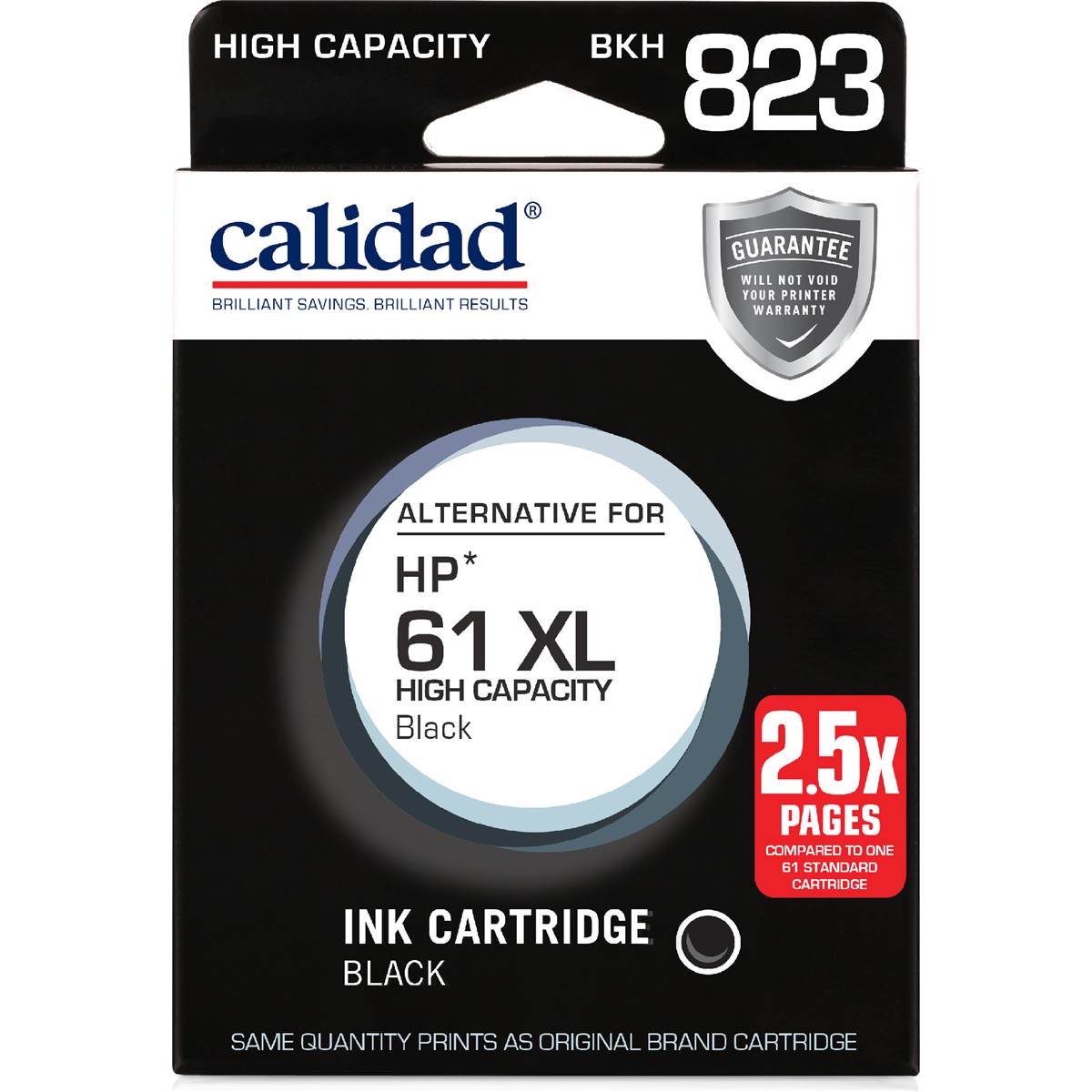 Calidad Hp Printer Ink 61 XL Black each