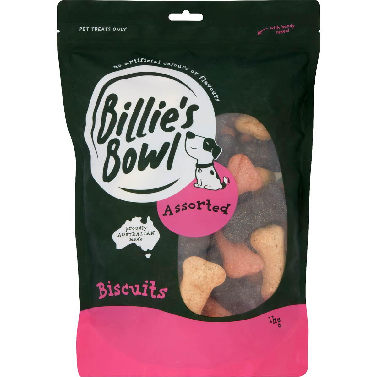 Billie's Bowl Biscuits Dog Treats Assorted Flavours