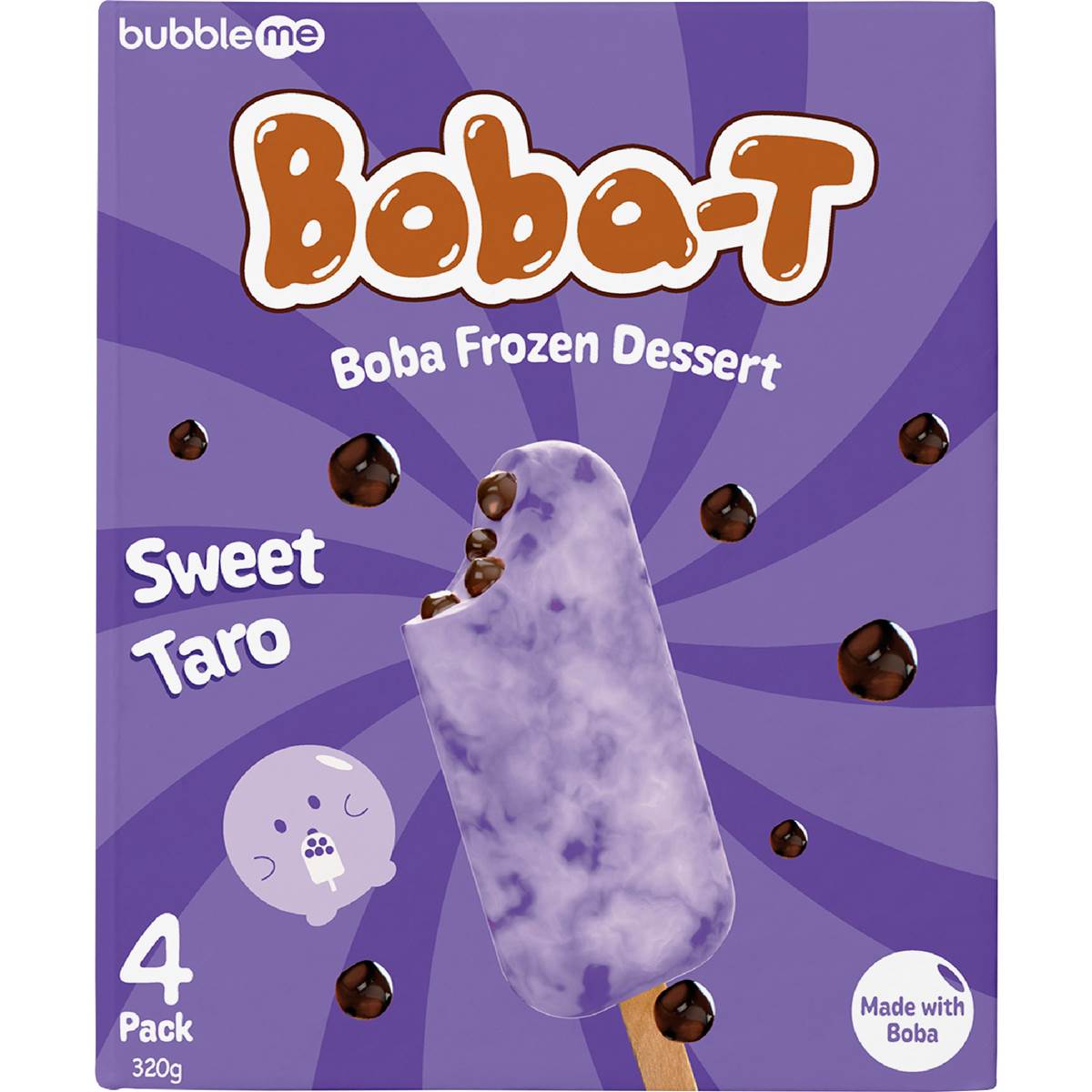 bubbleme Boba T Bubble Tea Frozen Dessert Sticks