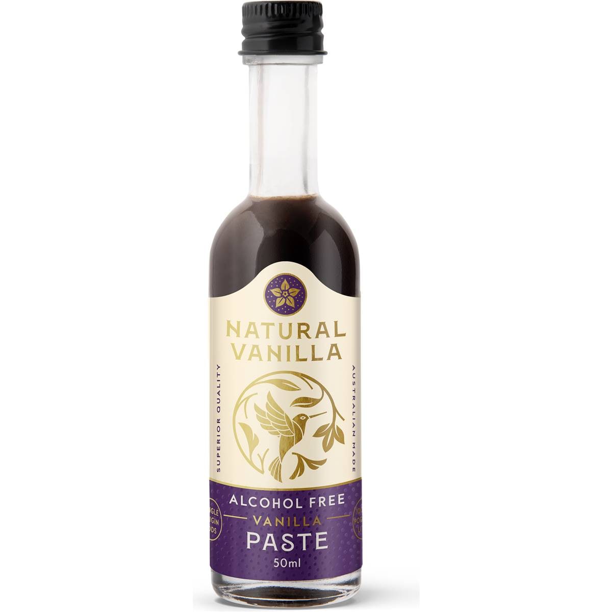 Natural Vanilla Alcohol Free Paste 50mL