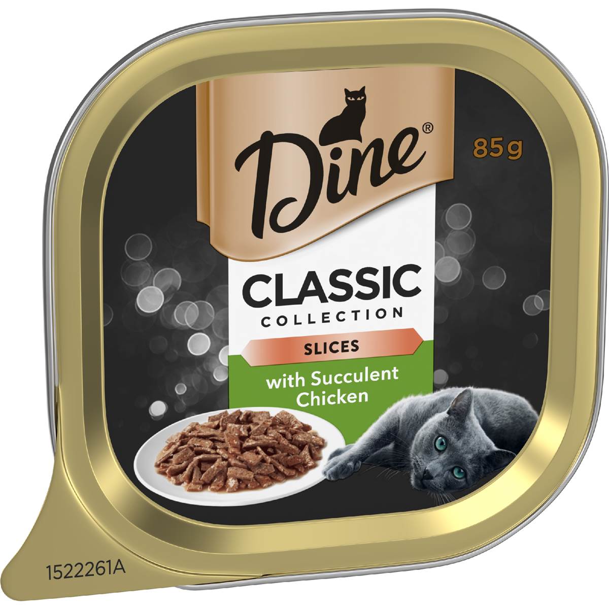 Dine Adult Wet Cat Food Slices with Succulent Chicken Trays